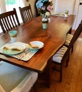 Asheville handmade table